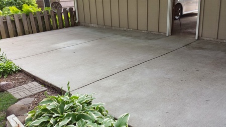 Concrete Patio, New Look, Stain, Sealer, Colored Sealer