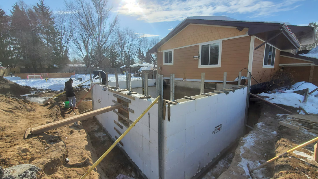 Poured Wall Contractor, Concrete Foundation Contractor, Poured Walls, ICF, Ham Lake, Blaine, Andover, Twin Cities, Minnesota