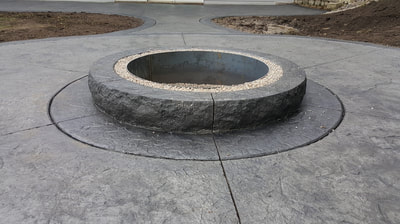 Stamped Concrete Patios, Concrete Driveways, Sidewalks, Steps, Seat Walls, Firepits, Ham Lake, Andover, Blaine, Coon Rapids, Lino Lakes, Forest Lake, East Bethel, Anoka, Maple Grove