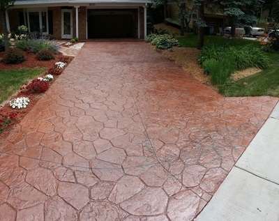 Stamped Concrete Driveway Andover, Ham Lake, Blaine