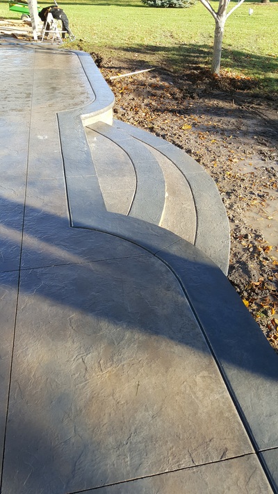 Stamped Concrete Patios, Concrete Driveways, Sidewalks, Steps, Seat Walls, Firepits, Ham Lake, Andover, Blaine, Coon Rapids, Lino Lakes, Forest Lake, East Bethel, Anoka, Maple Grove