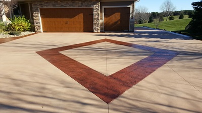 Stamped Concrete Patios, Concrete Driveways, Sidewalks, Steps, Seat Walls, Firepits, Ham Lake, Andover, Blaine, Coon Rapids, Lino Lakes, Forest Lake, East Bethel, Anoka, Maple Grove