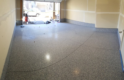 Epoxy Garage Floor Coating, Polyaspartic, Polyurea Coating