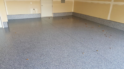 Epoxy Floor, Chip Floor, Coating, Garage Floor Coatings by Master Concrete Company, Coon Rapids Minnesota
