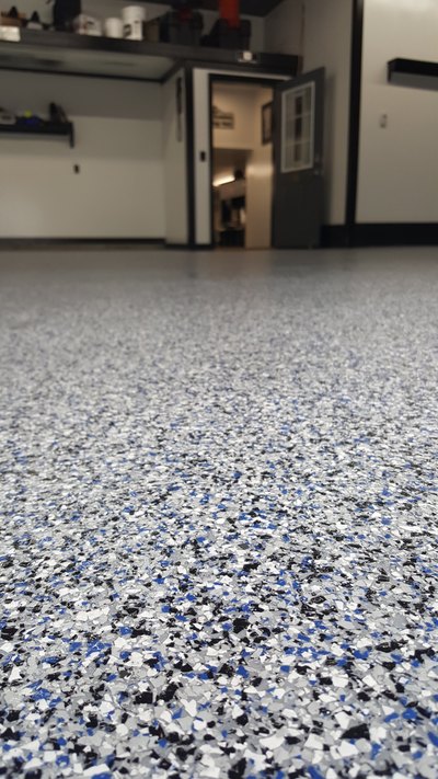 Epoxy Chip Floor Coating, Garage Floor Coating, Polyaspartic Coating, Garage Floor, Ham Lake, Blaine, Andover, Forest Lake, Minneapolis, St. Paul, Twin Cities