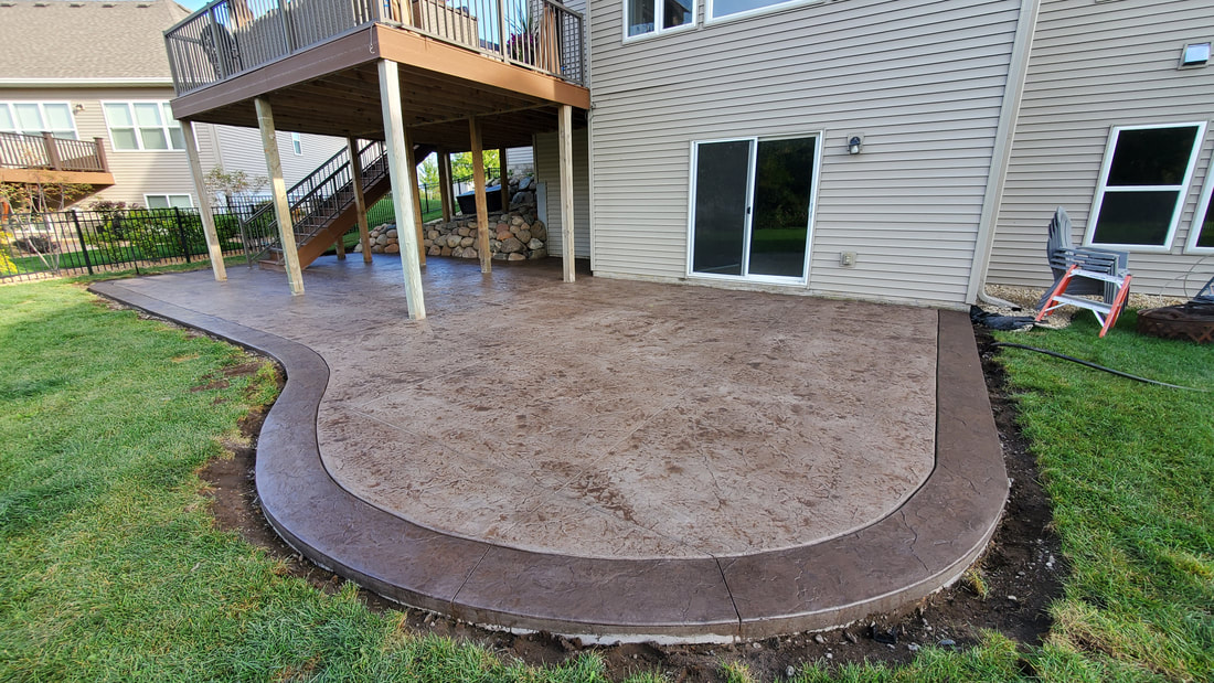 Stamped Concrete Patio Anoka, Slate Patio Andover, Concrete Patio Contractor, Blaine, Ham Lake