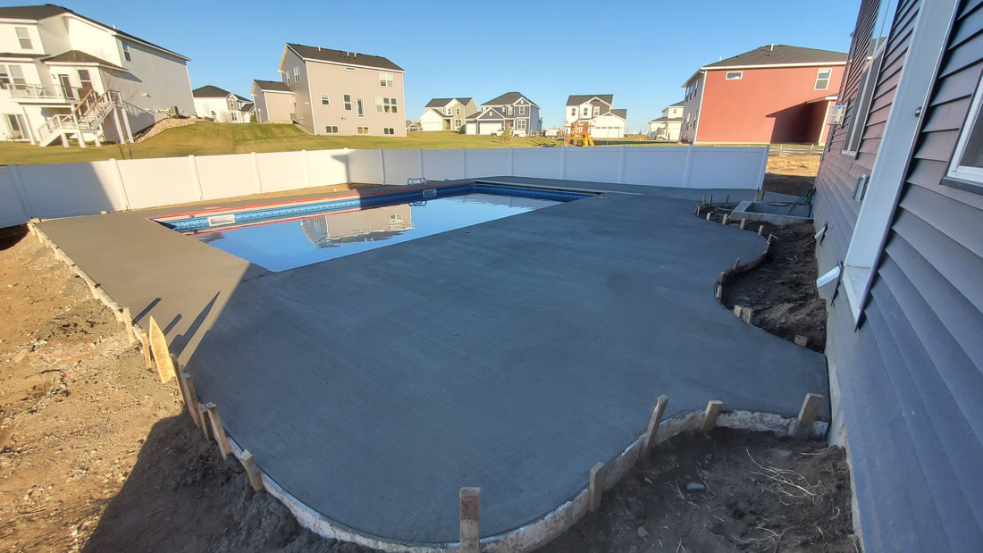 Concrete Pool Deck Contractor Ham Lake, Lino Lakes, Andover, Blaine, Concrete, Stamped Concrete