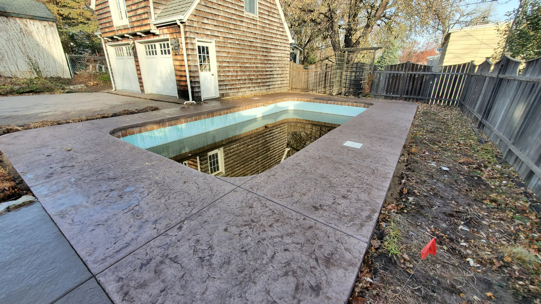 PictureConcrete Pool Deck Company, Pool Deck Contractor, Stamped Concrete Pool Deck, Pool Deck Blaine