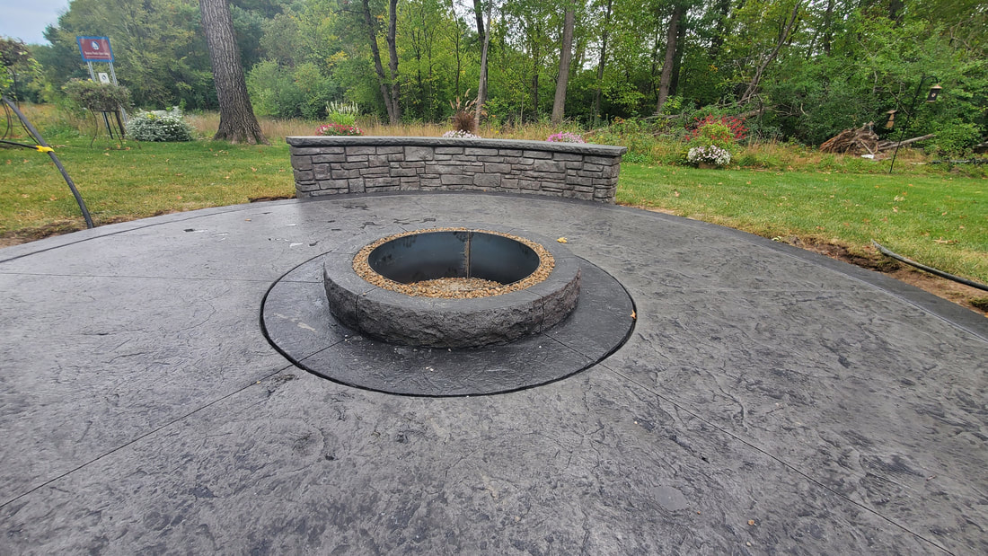 Stamped Concrete Patio Anoka, Slate Patio Andover, Concrete Patio Contractor, Blaine, Ham Lake