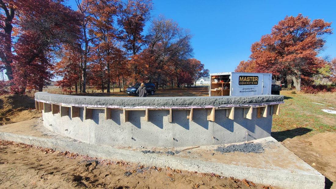 Poured Concrete Wall, Monument Sign, Architectural Concrete, Decorative Concrete, Andover, Ham Lake, Blaine, Lino Lakes, Maple Grove