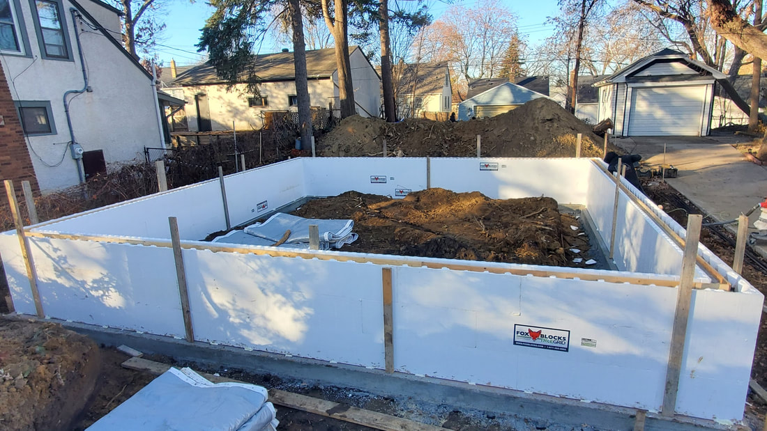 ICF Installer, ICF Foundation, Frost Footing, ICF Minnesota, ICF Ham Lake, Blaine, Andover, Minneapolis, St Paul, Twin CitiesPicture