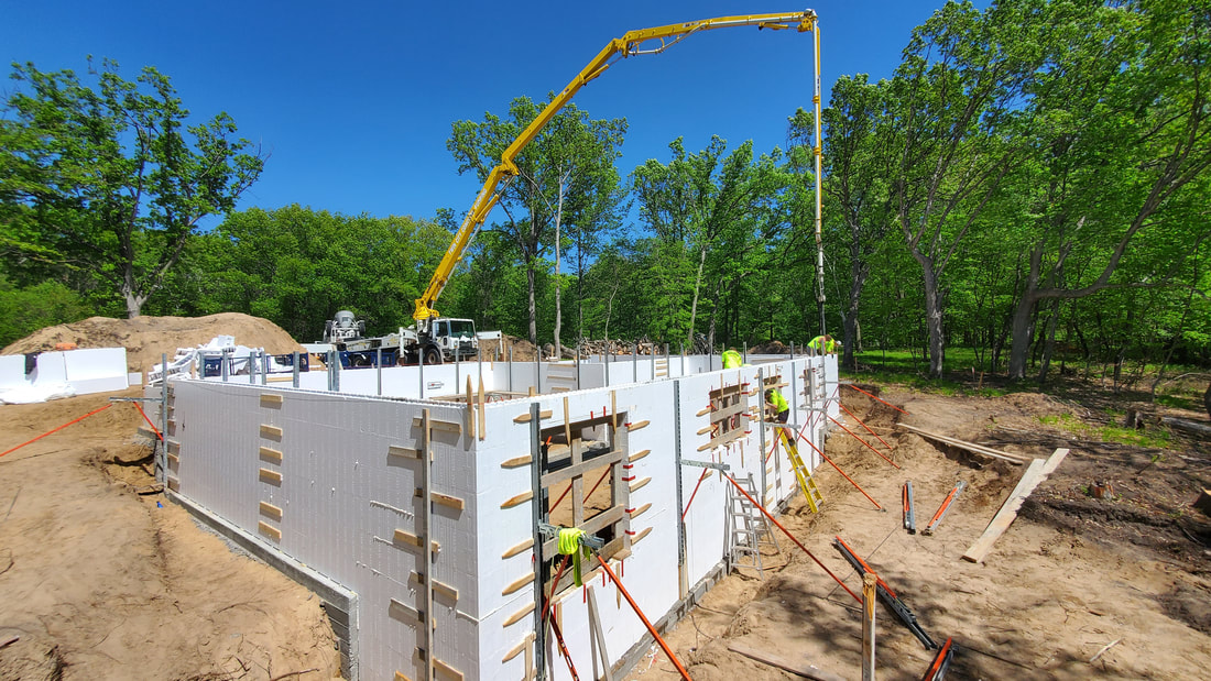 ICF Installer Minnesota, iCF Contractor, Poured Concrete Walls, Concrete Foundation Contractor Minnesota
