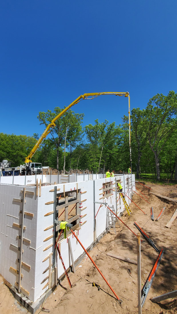 Minnesota poured Wall Foundations, ICF Foundations, ICF House, ICF Builder, ICF Installer, ICF Benefits, Green Building