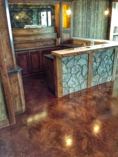 minnesota concrete overlay, floor, microtopping, stained concrete floor