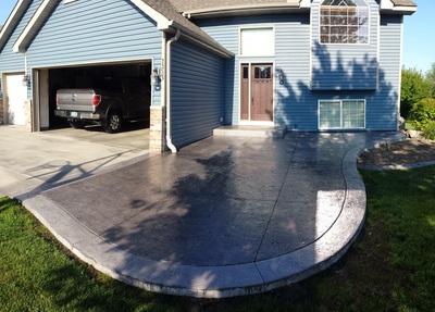 Stamped Concrete Patios, Concrete Driveways, Sidewalks, Steps, Seat Walls, Firepits, Ham Lake, Andover, Blaine, Coon Rapids, Lino Lakes, Forest Lake, East Bethel, Anoka, Maple Grove