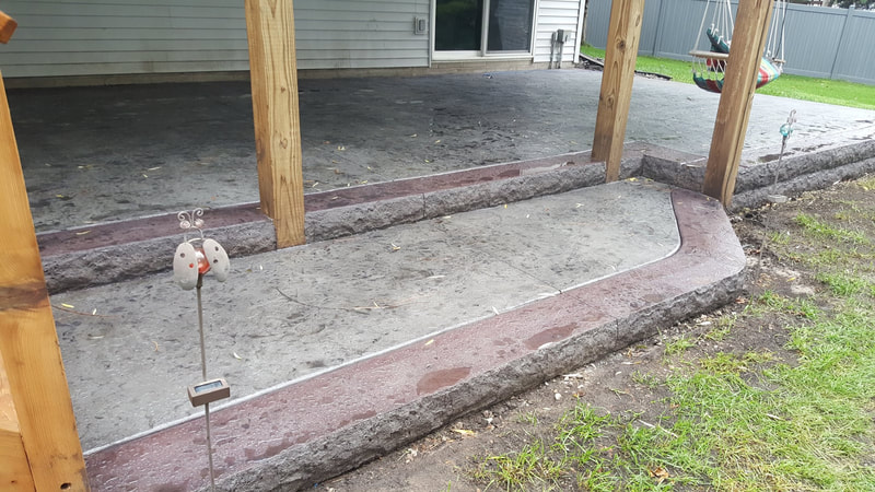 Concrete Patio, Stamped Patio, Blaine, Andover, Ham Lake