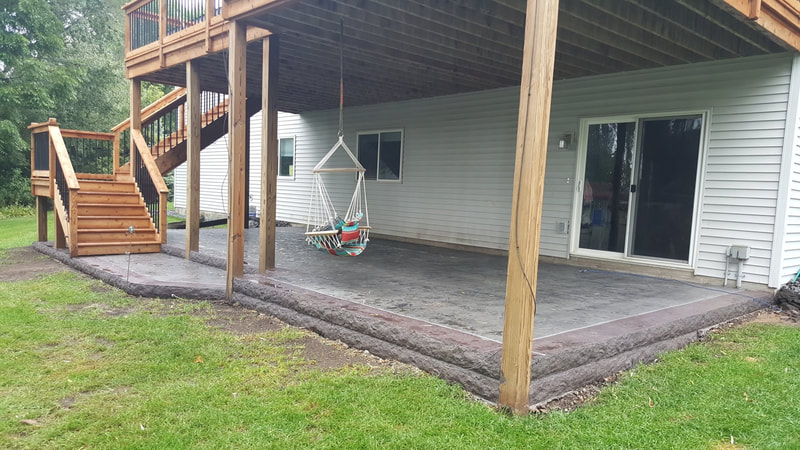 Concrete Patio, Ham Lake, Andover, Blaine, East Bethel, Lino Lakes