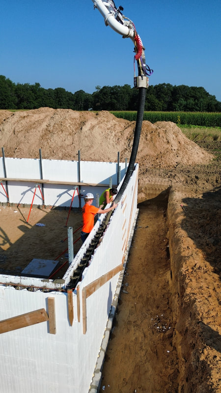 ICF Concrete Contractor, ICF Foundations, Concrete Footings, Foundations, Flatwork