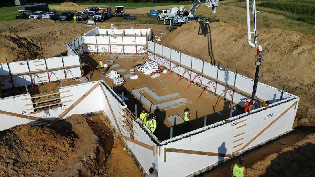 icf concrete walls, icf poured walls, icf contractor minnesota, icf construction near me, master concrete company