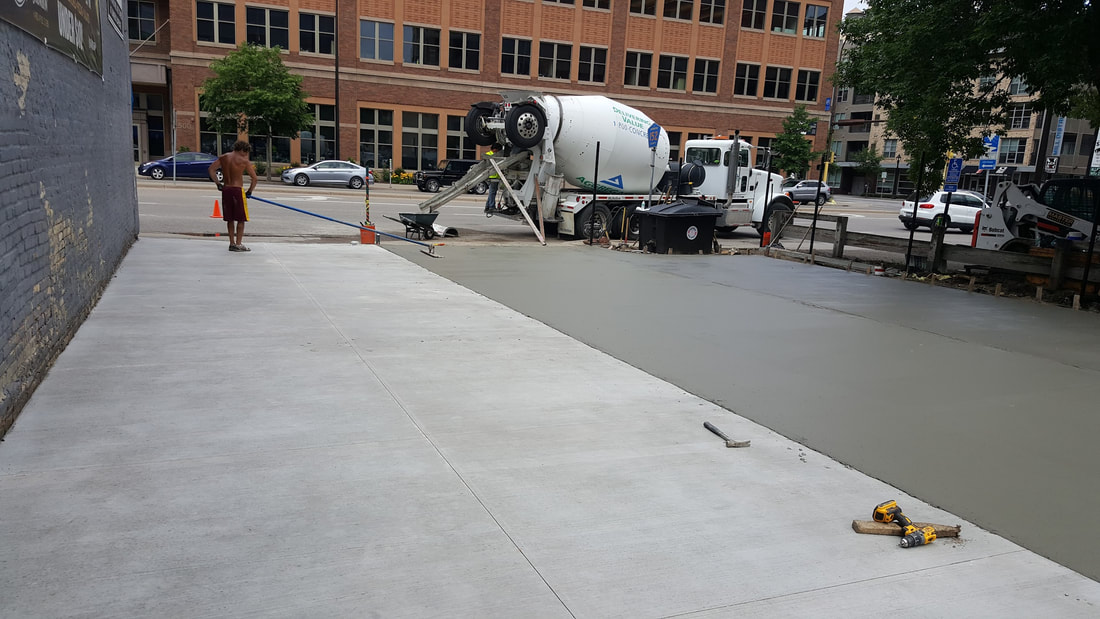Concrete Flatwork Contractor Andover Minnesota Near Me, Concrete Parking Lot, Concrete Paving, Concrete Flatwork Company, Andover Minnesota