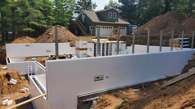 ICF Contractor, ICF Installer, ICF Foundation, Concrete Foundation, Concrete Footings, Ham Lake, Blaine, Andover, Minnesota ICF Installer