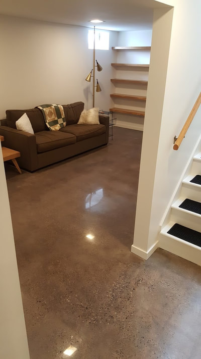 Polished Concrete Floor, Concrete Polishing, Glossy Floor, Stained Concrete Floor