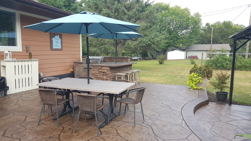 Concrete Patio, Ham Lake, Andover, Blaine, East Bethel, Lino Lakes