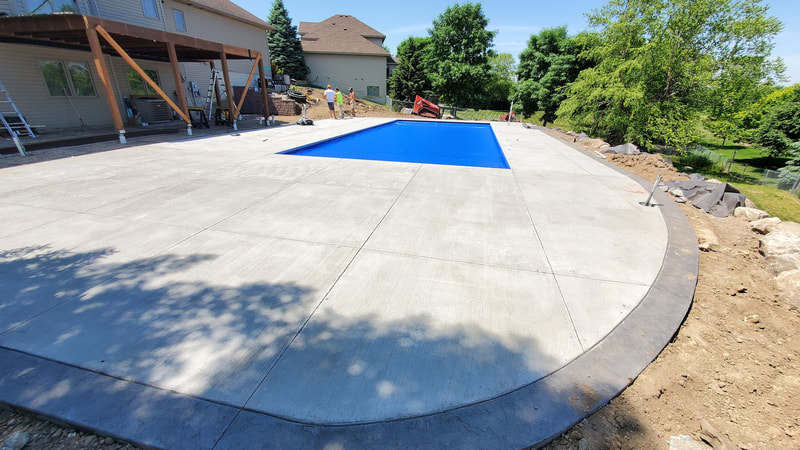 Concrete Pool Deck, Concrete Pool Surround, Concrete Coping, Twin Cities, Minneapolis, Concrete Pool Deck Contractor