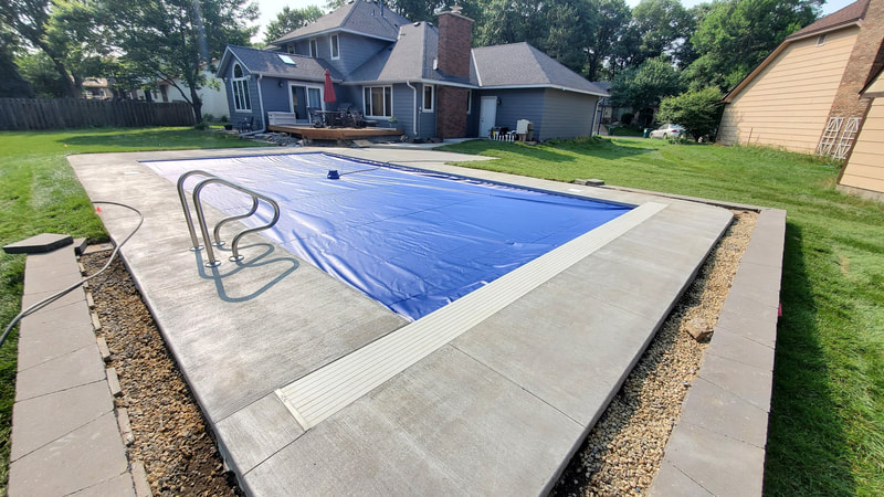 Concrete Pool Surround Andover, Ham Lake, Blaine, Concrete Decking, Pool Deck Coping