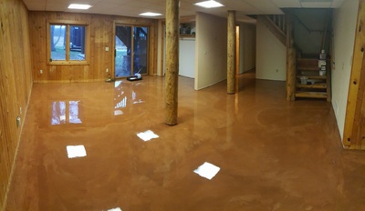 minnesota concrete overlay, floor, microtopping, stained concrete floor, epoxy floor, coating